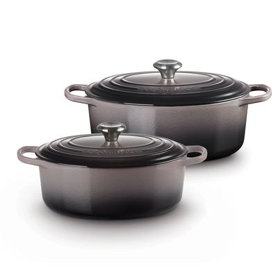 Ensemble de deux cocottes ovales